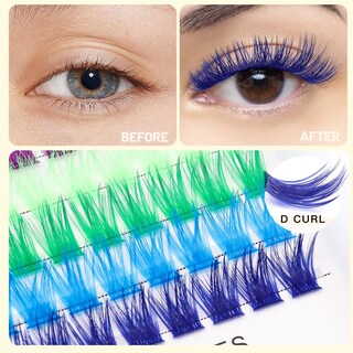 Foto 2 | Foto 2 | Pestañas Postizas Vayator D Curl 10-20 Mm Con Tallo Ancho, 10 Colores - Venta Internacional.