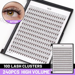 Foto 2 | Foto 2 | Extensión De Pestañas Bodermincer Cluster Lashes 240 Unidades 20d/40d - Venta Internacional.