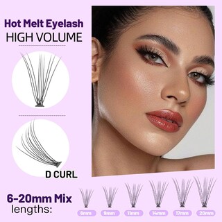 Foto 4 | Foto 4 | Extensión De Pestañas Bodermincer Cluster Lashes 240 Unidades 20d/40d - Venta Internacional.