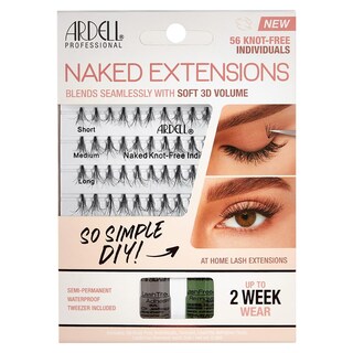 Foto 1 | Foto 1 | Extensiones Ardell Naked De Pestañas Postizas, 56 Nudos, Individuales - Venta Internacional.