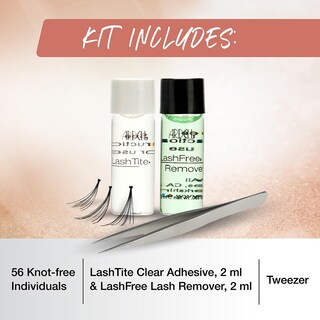 Foto 4 | Foto 4 | Extensiones Ardell Naked De Pestañas Postizas, 56 Nudos, Individuales - Venta Internacional.