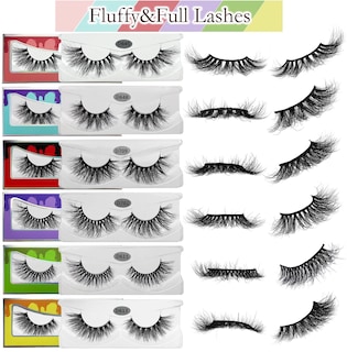 Foto 3 | Foto 3 | Mink Lashes Ninglash 30 Pares De Pestañas De Visón 5d De 15 A 22 Mm, 6 Estilos - Venta Internacional.