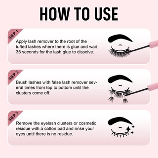 Foto 6 | Foto 6 | Eliminador De Pegamento Para Pestañas Fadlash Cluster Lashes, 5 Ml Con Aceite Calmante - Venta Internacional.