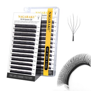 Foto 1 | Foto 1 | Extensión De Pestañas Nagaraku 5d En Forma De W, Versión 2.0, 0.07 Mm D Curl - Venta Internacional.