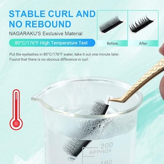 Foto 7 | Foto 7 | Extensión De Pestañas Nagaraku 5d En Forma De W, Versión 2.0, 0.07 Mm C Curl - Venta Internacional.