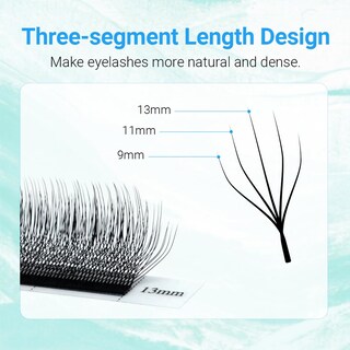 Foto 2 | Foto 2 | Extensión De Pestañas Nagaraku 5d En Forma De W, Versión 2.0, 0,07 Mm De Profundidad 9 Mm - Venta Internacional.