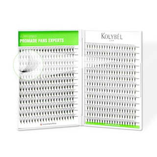 Foto 1 | Foto 1 | Extensiones De Pestañas Kolybel 14d, 14 Mm, 0.07 C, Rizados, Ventiladores Prefabricados - Venta Internacional.