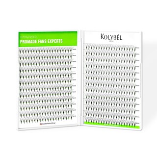 Foto 1 | Foto 1 | Extensiones De Pestañas Prefabricadas Kolybel 16d, 15 Mm, 500 Ventiladores, 0,05 D, Rizo - Venta Internacional.