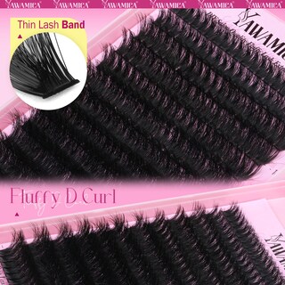 Foto 7 | Foto 7 | Kit De Extensión De Pestañas Yawamica Fluffy Lash Clusters 12-20 Mm - Venta Internacional.