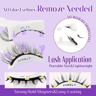 Foto 2 | Foto 2 | Pestañas Magnéticas Wendy Lashes Cx0125 K8+604 Natural Look - Venta Internacional.
