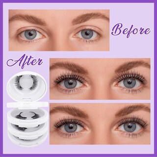 Foto 5 | Foto 5 | Pestañas Magnéticas Wendy Lashes Cx0125 K8+604 Natural Look - Venta Internacional.
