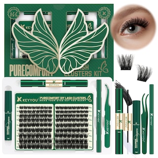Foto 1 | Foto 1 | Kit De Extensión De Pestañas Keyyou, 144 Unidades, Pestañas Gruesas Y Supersuaves - Venta Internacional.