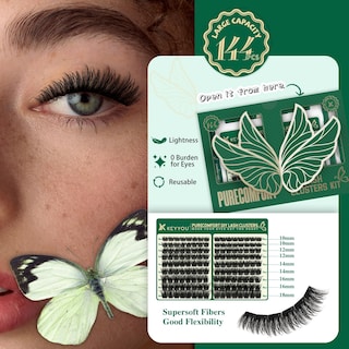 Foto 3 | Foto 3 | Kit De Extensión De Pestañas Keyyou, 144 Unidades, Pestañas Gruesas Y Supersuaves - Venta Internacional.