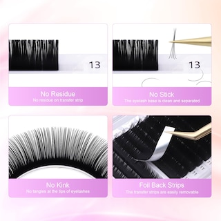 Foto 3 | Foto 3 | Extensiones De Pestañas Nagaraku, 5 Bandejas Individuales, -0,15j Mix7-15 - Venta Internacional.