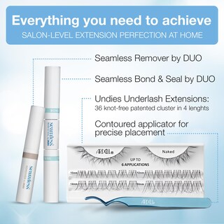 Foto 3 | Foto 3 | Kit De Extensión De Pestañas Ardell Seamless Underlash Naked, Paquete De 1 - Venta Internacional.