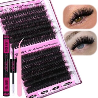 Foto 1 | Foto 1 | Kit De Extensión De Pestañas Yawamica Fluffier Lash Clusters 150d+200d - Venta Internacional.