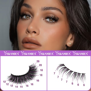Foto 5 | Foto 5 | Kit De Extensión De Pestañas Yawmaica Lash Clusters 200d Volume - Venta Internacional.