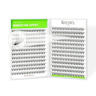 Foto 1 | Foto 1 | Extensiones De Pestañas Prefabricadas Kolybel 24d 12 Mm 500 Ventiladores 0 05 C Rizo - Venta Internacional.