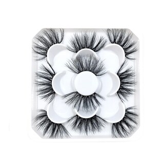 Foto 4 | Foto 4 | Pestañas Postizas Huoguo  Tiras Rusas  De Visón Sintético  11-20 Mm  5 Pares - Venta Internacional.