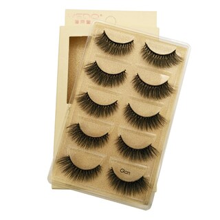 Foto 2 | Foto 2 | Pestañas Postizas Huoguo 3d De Visón Natural Largas 5 Estilos 5 Pares - Venta Internacional.