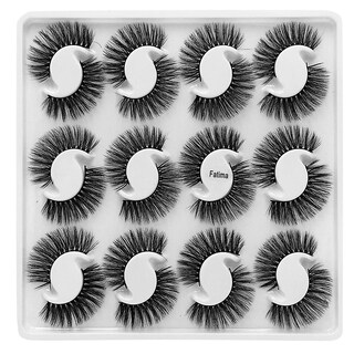 Foto 1 | Foto 1 | Pestañas Postizas Huoguo  Naturales  Largas Y Gruesas  Negras  12 Pares - Venta Internacional.