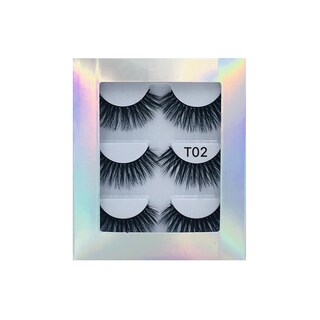 Foto 1 | Foto 1 | Mink Lashes Huoguo 20 Mm 3 Pares De Pestañas Postizas 3d Multicapa - Venta Internacional.