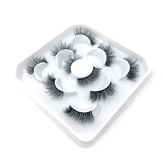 Foto 4 | Foto 4 | Pestañas Postizas Huoguo  Tiras Rusas  De Visón Sintético  11-20 Mm  5 Pares - Venta Internacional.