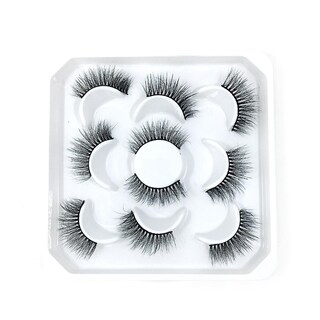 Foto 5 | Foto 5 | Pestañas Postizas Huoguo  Tiras Rusas  De Visón Sintético  11-20 Mm  5 Pares - Venta Internacional.