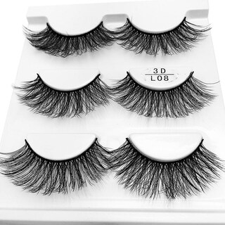 Foto 3 | Foto 3 | Pelo De Visón De Imitación 3d Huoguo De Pestañas Postizas 3 Pares - Venta Internacional.