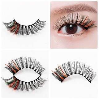 Foto 2 | Foto 2 | Pestañas Postizas Huoguo 3d Con Forma De Cola De Gato Gruesa Natural  5 Pares - Venta Internacional.