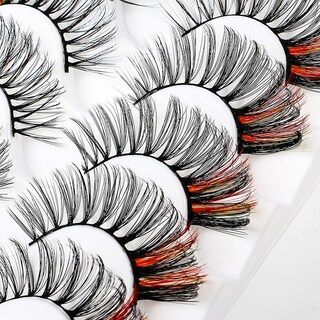 Foto 4 | Foto 4 | Pestañas Postizas Huoguo 3d Con Forma De Cola De Gato Gruesa Natural  5 Pares - Venta Internacional.