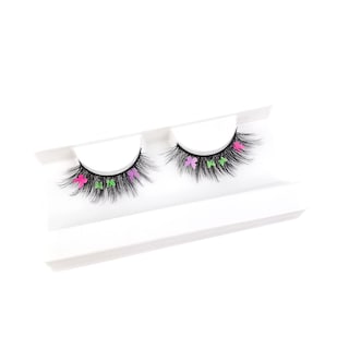 Foto 1 | Foto 1 | Pestañas Postizas Huoguo Lentejuelas Con Forma De Mariposa Neón Purpurina 3d - Venta Internacional.