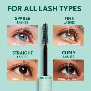 Foto 4 | Foto 4 | Máscara Covergirl Lash Blast Cleantopia Voluminizing Black 805 - Venta Internacional.