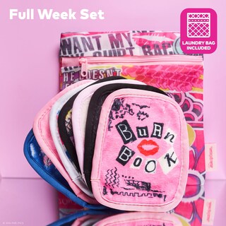 Foto 7 | Foto 7 | Set De Borradores De Maquillaje Para 7 Días Mean Girls Con Maquillaje Borrado Con Agua - Venta Internacional.