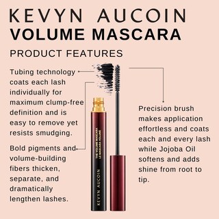 Foto 3 | Foto 3 | Máscara De Pestañas Kevyn Aucoin The Volume Black Precision Brush 5g - Venta Internacional.