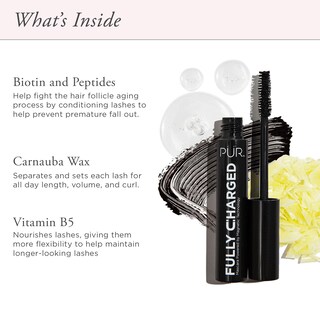 Foto 4 | Foto 4 | Máscara De Pestañas Pür Beauty Fully Charged, Talla De Viaje, Color Negro - Venta Internacional.