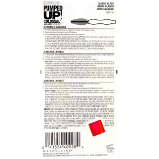 Foto 6 | Foto 6 | Máscara Maybelline Volum' Express Pumped Up Colossal Black - Venta Internacional.