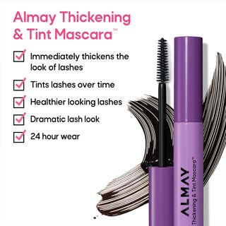 Foto 3 | Foto 3 | Máscara Almay Thickening & Tint 402 Black 8 Ml - Venta Internacional.