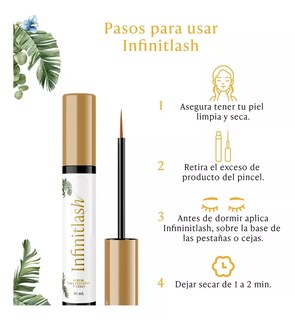 Foto 2 | Foto 2 | Crecimiento Pestañas y Cejas Infinitlash Serum Biotina Keratina, Vitamina E Aceite De Ricino y Hueso de Mamey Brows Serum