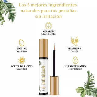 Foto 3 | Foto 3 | Crecimiento Pestañas y Cejas Infinitlash Serum Biotina Keratina, Vitamina E Aceite De Ricino y Hueso de Mamey Brows Serum