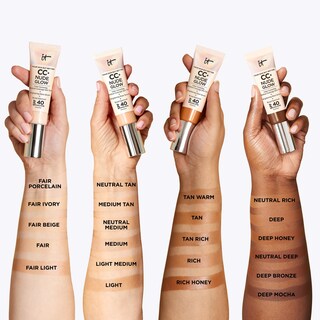 Foto 4 | Foto 4 | Foundation It Cosmetics Cc+ Nude Glow, Bronceado Rico, 32 Ml, Spf40 - Venta Internacional.