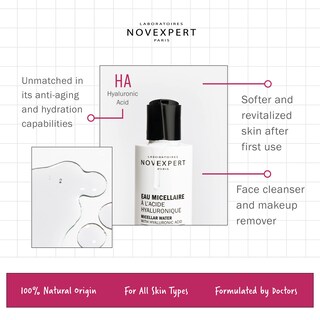 Foto 2 | Foto 2 | Desmaquillante Novexpert Agua Micelar Antienvejecimiento 200 Ml - Venta Internacional.