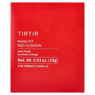 Foto 2 | Foto 2 | Mascarilla Cushion Tirtir Color Rojo 17 W Vainilla Francesa 18 G - Venta Internacional.