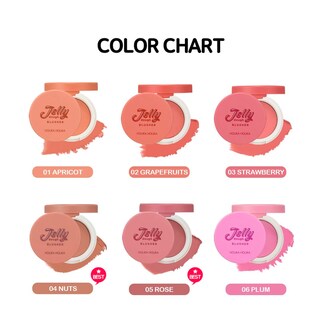 Foto 5 | Foto 5 | Blusher Holika Holika Jelly Dough 02 Gelatina de Pomelo - Venta Internacional
