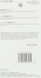 Foto 2 | Foto 2 | Colorete Covergirl Classic Color Natural Glow (n) 570 9 Ml - Venta Internacional.
