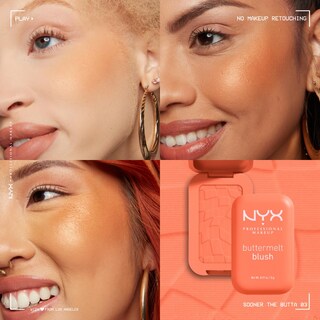 Foto 6 | Foto 6 | Blush Nyx Professional Makeup Buttermelt Sooner The Butta - Venta Internacional.
