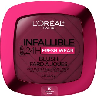Foto 1 | Foto 1 | Colorete L'oreal Paris Infallible Fresh Wear Soft Matte Legendary Berry 15 9 Ml - Venta Internacional.