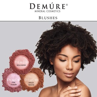 Foto 6 | Foto 6 | Polvo De Maquillaje Mineral Blush Demure Bold Berry Cruelty Free - Venta Internacional.