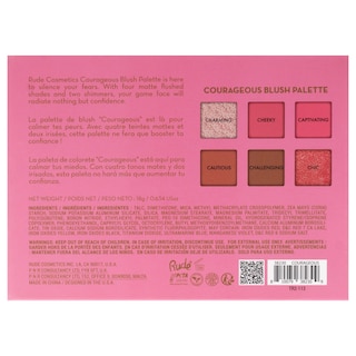 Foto 7 | Foto 7 | Paleta De Coloretes Rude Cosmetics Courageous Para Mujer 18 9 Ml - Venta Internacional.