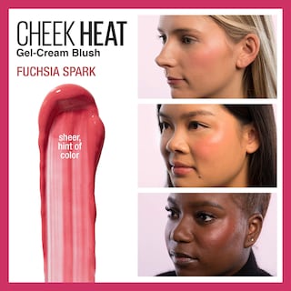 Foto 2 | Foto 2 | Colorete Maybelline Cheek Heat Gel-cream Fuchsia Spark - Venta Internacional.